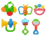 Набор погремушек Крошка Я «Звонкая радость», от 3 мес, 6 шт.