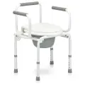 Armed FS813 / Армед - кресло-туалет, со спинкой, с опускающимися подлокотниками