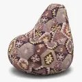 Кресло-мешок Мир Пуффов «Груша» Велюр Мехико 03, с ручкой для переноски, размер- XXL