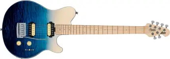 Электрогитара Sterling AX3QM-SPB-M1 Axis in Quilted Maple Spectrum Blue