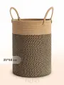 Корзина для белья плетеная Taliso 35х50 см / для игрушек / для хранения вещей