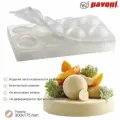 Форма силиконовая двойная для муссовых десертов и пирожных сфера Pavoni / для выпечки и запекания в духовке / Формочка кулинарная для мини тортов и семифреддо желе AF001 / Товары для кондитеров / Молд силиконовый Павони / Посуда для десертов