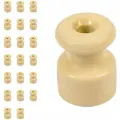 Изолятор Мезонинъ универсальный слоновая кость для наружного монтажа витой проводки (комплект из 20 шт)