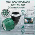 Угол Poelsan 32х3/4 дюйма, 10 штук в комплекте