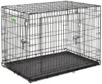 Клетка двухдверная для собак MidWest Contour 842DD, размер - 108 х 75 х 77 см, цвет - черный