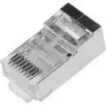 Коннектор Twt Lanmaster RJ45 STP 8P8C, универсальный, cat.5e, 100 шт. (-PL45/S-8P8C)