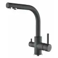 Смеситель для кухни Paulmark ESSEN графит, с подключением фильтра питьевой воды, Es213011-DG