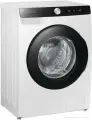 Узкая стиральная машина Samsung WW80AG6S28AELP, 8 кг, с электронным управлением, белая / черная