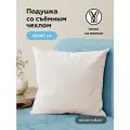Подушка 45х45 ULTRA IVORY декоративная на диван, велюр