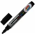 BRAUBERG Маркер меловой brauberg pop-art , сухостираемый, для гладких поверхностей, 5 мм, черный, 151534, 8 шт.