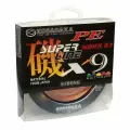 Шнур плетен. Kosadaka SUPER LINE PE X9 150м, цв. multicolor; 0.30мм; 25.8кг