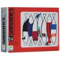 Настольная игра DJECO Карточная игра Сардины, красный