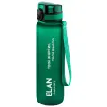 Бутылка для воды 1000 мл 7,8*7,8*28,5 см Style Matte мотивационная темно-зеленая
