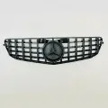 Решётка Mercedes C-class w204 GT style black 2007-2013 гг.