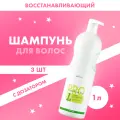 BELITA Шампунь профессиональный восстановительный для улучшения структуры волос Плазма Марино 1000 мл 3 шт