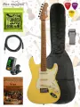 Электрогитара JET JS-300 VYW Stratocaster с тёплым чехлом, струнами Ernie Ball, кабелем, тюнером и ремнём