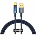 Кабель Baseus Explorer Series Auto Power-Off Fast Charging Data Cable USB to Type-C 100W 2m Blue (CATS000303)