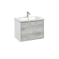 Тумба под раковину Roca Ronda 80 белый матовый/бетон ZRU9303004