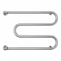 Полотенцесушитель MEBELVANN, водяной, М-образный, нержавеющая сталь