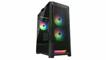 Компьютерный корпус Cougar AIRFACE RGB TG Black, стильный дизайн