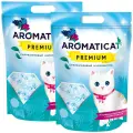 AROMATICAT PREMIUM наполнитель силикагелевый для туалета кошек (5 + 5 л)