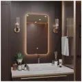 Зеркало Палантин 110*60 с тёплой LED-подсветкой