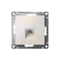 Розетка AtlasDesign компьютерная RJ45 (жемчуг)