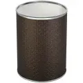 Ведро для мусора 3л открытое Geralis M-PCH-B PUNTO шоколад, кант хром