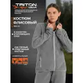Костюм RICH женский (Флис, Серый) TRITONGEAR размер 48-50/170-176
