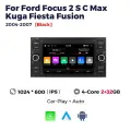 Автомагнитола MEKEDE для Ford Focus 2 Mondeo S C Max Kuga Fiesta Fusion мультимедийный видеоплеер GPS 2 din Авторадио CarPlay auto BT мультимедийный плеер, 2din, головное устройство, GPS-навигация магнитола для авто