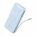 Внешний аккумулятор Anker Portable Charger with Built-in USB-C Cable, 87W 20000mAh - Purple