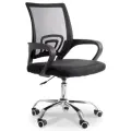 Стул компьютерный Hesby Elevate черный, хром