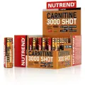 Л-Карнитин Nutrend Carnitine 3000 Shot, 20 бутылочек * 60 мл, Вкус Strawberry / Клубника