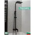 Душевая система c тропическим и ручным душем Hansen HN33044-C Черный