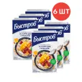 Овсяная каша Быстров Ассорти для гурманов, 228 г, без варки, 6 пакетиков