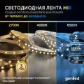 Светодиодная лента 2м 12В 12Вт/м 3000-6000К теплая и холодная CCT MIX подсветка 120 led/m IP33 8мм