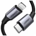 Кабель UGREEN для зарядки и передачи данных USB C 2.0 MFI, 1,5 м (60760)