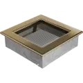 Решетка каминная Kratki Standard Позолота 17x17
