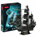 3D пазл CubicFun Корабль Месть королевы Анны, 180 деталей