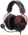 Проводные наушники HyperX Alpha Red Over-Ear Gaming Headset, цвет черный