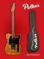 Электрогитара Telecaster, корпус из окуоме, цвет darkwood, с чехлом