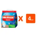 Наполнитель древесный комкующийся Mr. Fresh Smart для туалета длинношерстных кошек (4,5 л х 4 шт)