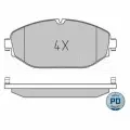 Комплект передних тормозных колодок Meyle 0252207619PD для Mercedes C-CLASS A205, C205, S205, W205, E-CLASS A238, C238, S213, W213
