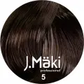 J.Maki Стойкий краситель для волос 5 Светло-коричневый 60 мл оригинал