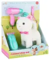 Интерактивная игрушка Кошка ходит, мяукает с аксессуарами, S+S Toys