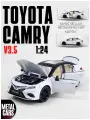 Тойота Камри Toyota Camry 21 см (1:24), металл, инерция, открываются двери, капот и багажник, свет и звук