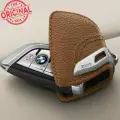 Оригинальный Кожаный футляр BMW для ключа со стальным зажимом , 82292408818