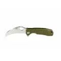 Нож Honey Badger Сlaw D2 M (HB1117) с зеленой рукоятью