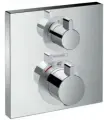 Смеситель для душа Hansgrohe Ecostat Square 15712000 с термостатом Хром