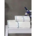 Набор махровых полотенец Tivolyo Home Pixel (кремовый/голубой) 2 предмета